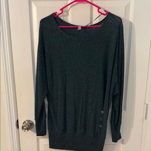 Sound & Matter Green Crew Neck Sweater